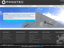 Tablet Screenshot of panatec.net
